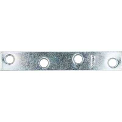 National Catalog 118 4 In. x 5/8 In. Zinc Steel Mending Brace